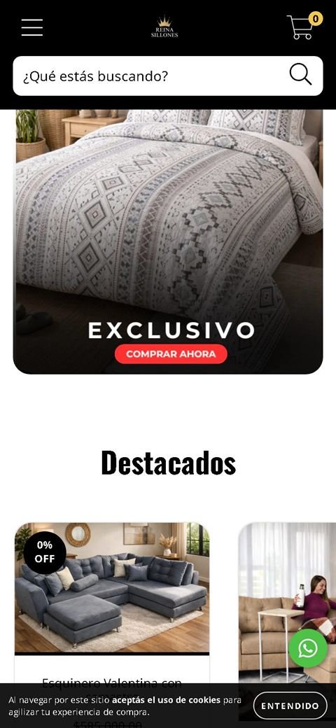 Reina Sillones en el celular